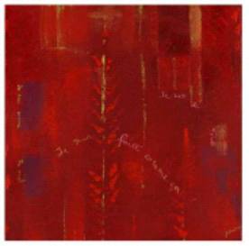 Immagine - Rif. Opere di Claudia Liuzzi - COD. 10 - LA SPOSA ROSSA - H cm 50 x 50 - Tecnica mista su tela