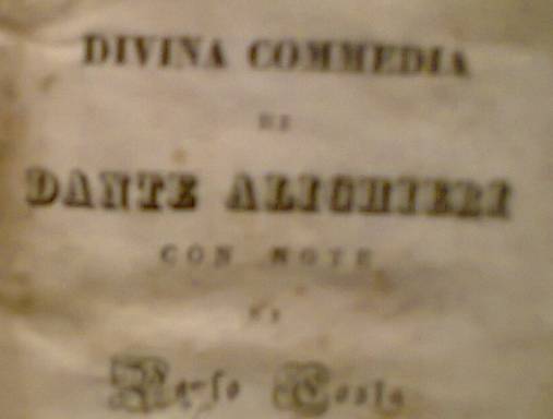 Immagine > Rif.: 'LA DIVINA COMMEDIA' di DANTE ALIGHIERI
'LA DIVINA COMMEDIA' di DANTE ALIGHIERI // CON NOTE DI PAOLO BOSTA // 3 Volumi // Anni: 1835 - 1836 ca. // NAPOLI - DALLA TIPOGRAFIA DEL PETRARCA
=== Immagine 01 (di 03) ===
::
Catalogo - Libri ANTICHI, RARI e Altri