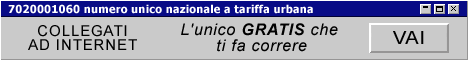 Immagine - Rif. < COLLEGATI AD INTERNET - L�unico GRATIS che ti fa correre >