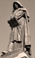 Immagine - monumento di Giordano Bruno (Roma, piazza Campo de’ Fiori)  /  rif.: < NEL NOME DI GIORDANO BRUNO > - commemorazione-convegno promossa dalla Associazione Nazionale del Libero Pensiero “Giordano Bruno”; Roma, giovedì 17 Febbraio 2011  /  www.liberopensiero-giordanobruno.eu