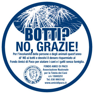 Immagine - Rif.:  Campagna "Botti? NO, grazie!", Amicidipaco.it