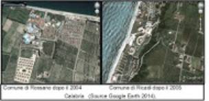Immagine: _ Calabria _ Con dati a confronto _ In DOSSIER del WWF > gCEMENTO COAST TO COASTh «25 anni di natura cancellata dalle più pregiate coste italiane» == «DOSSIER-DENUNCIA DEL WWF: 25 ANNI DI gTRASFORMAZIONE METROPOLITANAh DELLE AMATE SPONDE»
«(..) Il dossier analizza con schede sintetiche lfevoluzione della situazione delle regioni costiere, mettendo a confronto i dati di oggi con quelli di 25 anni fa, con il supporto di immagini tratte da Google Earth e il quadro dfinsieme è una vera e propria trasformazione metropolitana delle coste italiane.» (Da: Documentazione Dossier WWF gCemento coast to coasth)
WWF Italia - www.wwf.it