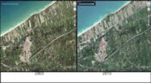 Immagine: _ Sicilia _ Con dati a confronto _ In DOSSIER del WWF > gCEMENTO COAST TO COASTh «25 anni di natura cancellata dalle più pregiate coste italiane» == «DOSSIER-DENUNCIA DEL WWF: 25 ANNI DI gTRASFORMAZIONE METROPOLITANAh DELLE AMATE SPONDE»
«(..) Il dossier analizza con schede sintetiche lfevoluzione della situazione delle regioni costiere, mettendo a confronto i dati di oggi con quelli di 25 anni fa, con il supporto di immagini tratte da Google Earth e il quadro dfinsieme è una vera e propria trasformazione metropolitana delle coste italiane.» (Da: Documentazione Dossier WWF gCemento coast to coasth)
WWF Italia - www.wwf.it