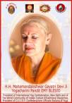 titolo di Mahamandaleshwar a Pandit Gayatri Devi (Yogacarini Emy Blesio - image007