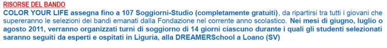 Immagine - Rif.: Fondazione COLOR YOUR LIFE (CYL) - COLOR YOUR LIFE Foundation  /  BANDO: "IL CAMMINO DELLA FELICIT"  /  www.coloryourlife.it - www.colornews.it - fondazione@coloryourlife.it - Tel. + 39 019/671668  //  [ Grafica - parte 5/7 ]