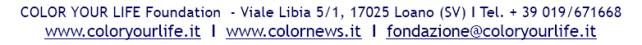 Immagine - Rif.: Fondazione COLOR YOUR LIFE (CYL) - COLOR YOUR LIFE Foundation  /  BANDO: "IL CAMMINO DELLA FELICIT"  /  www.coloryourlife.it - www.colornews.it - fondazione@coloryourlife.it - Tel. + 39 019/671668  //  [ Grafica - parte 7/7 ]
