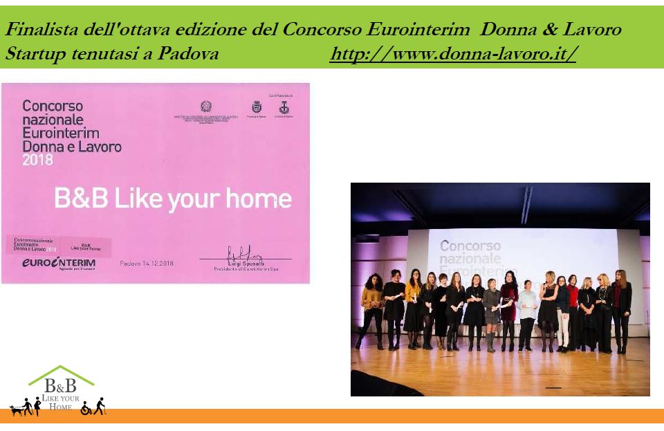 Immagine: Like-Your-Home == Cetty-Ummarino == Cfr. Finalista Concorso nazionale eEurointerim – Donna e Lavoro' - Padova-2018 (rif. LyH - C.Ummarino - bblikeyourhome_com)