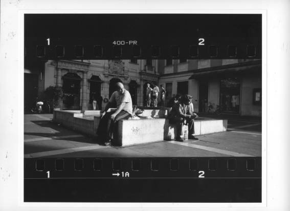 Immagine - Rif.: Padova Aprile Fotografia 2010, "LA FOTOGRAFIA DI CINEMA" == > 21) Giovanni Umicini, "La lingua del Santo", Antonio Albanese e Fabrizio Bentivoglio