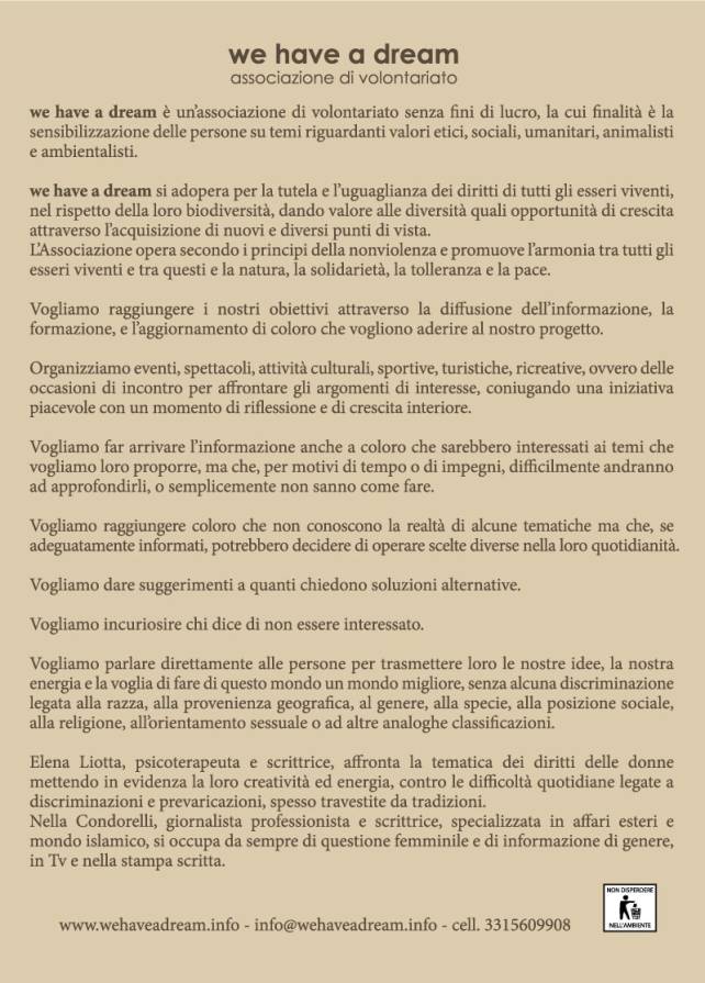 Immagine - Rif.: Associazione "we have a dream"